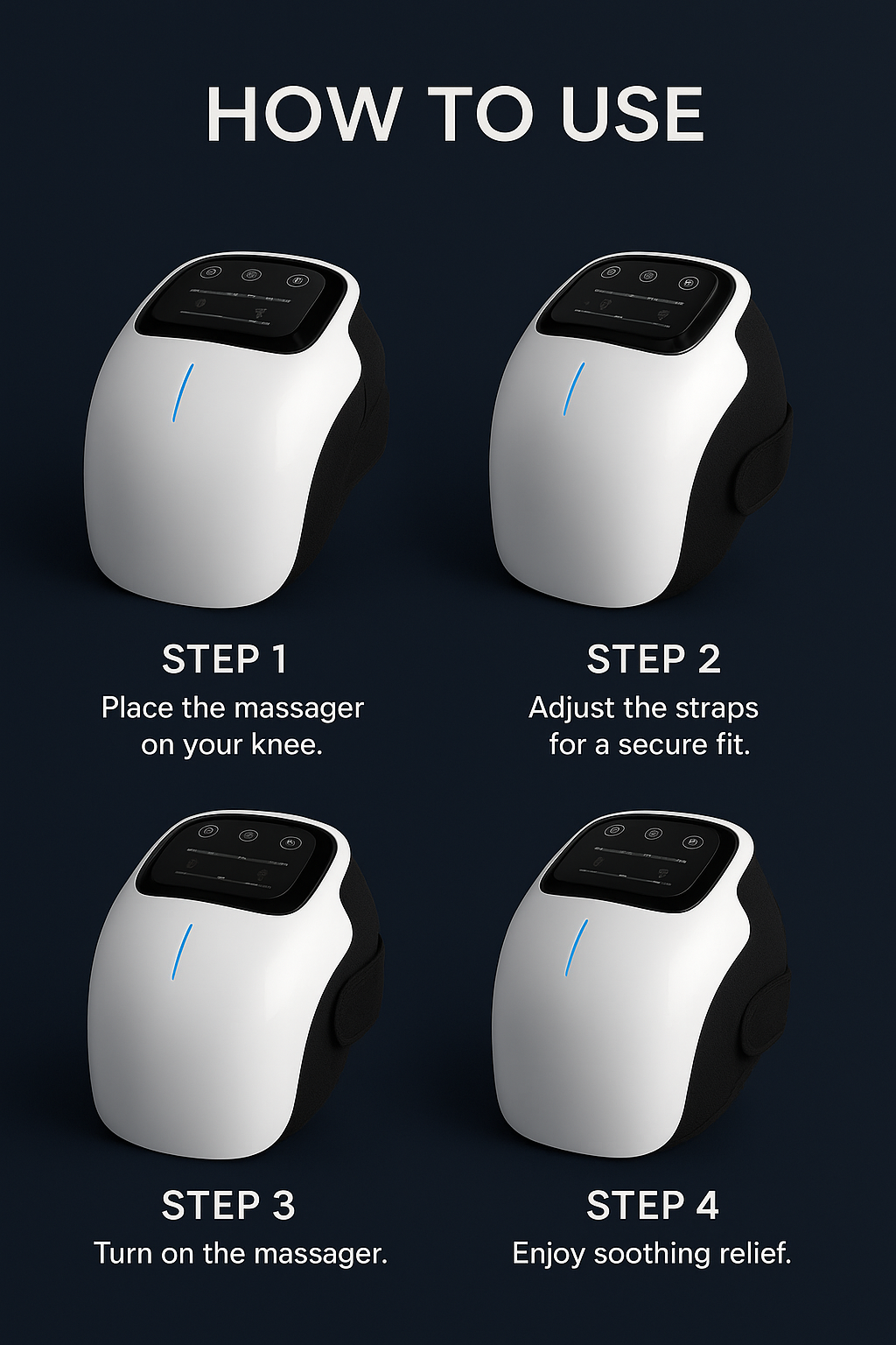 Wireless Heating Knee Massager